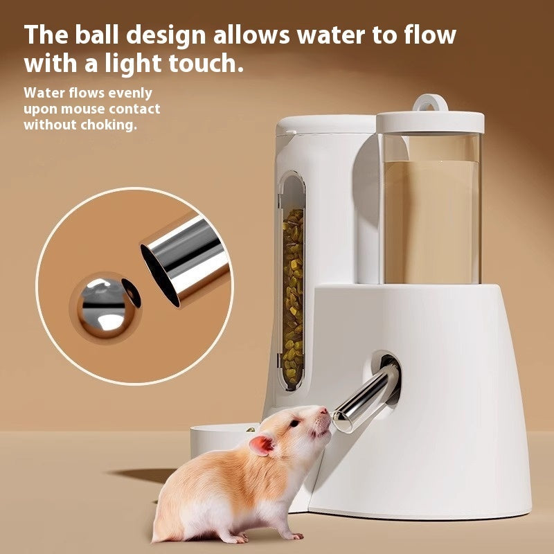 Hamster Automatic Drinking Water Feeder Djungarian Hamster Kettle Food Basin