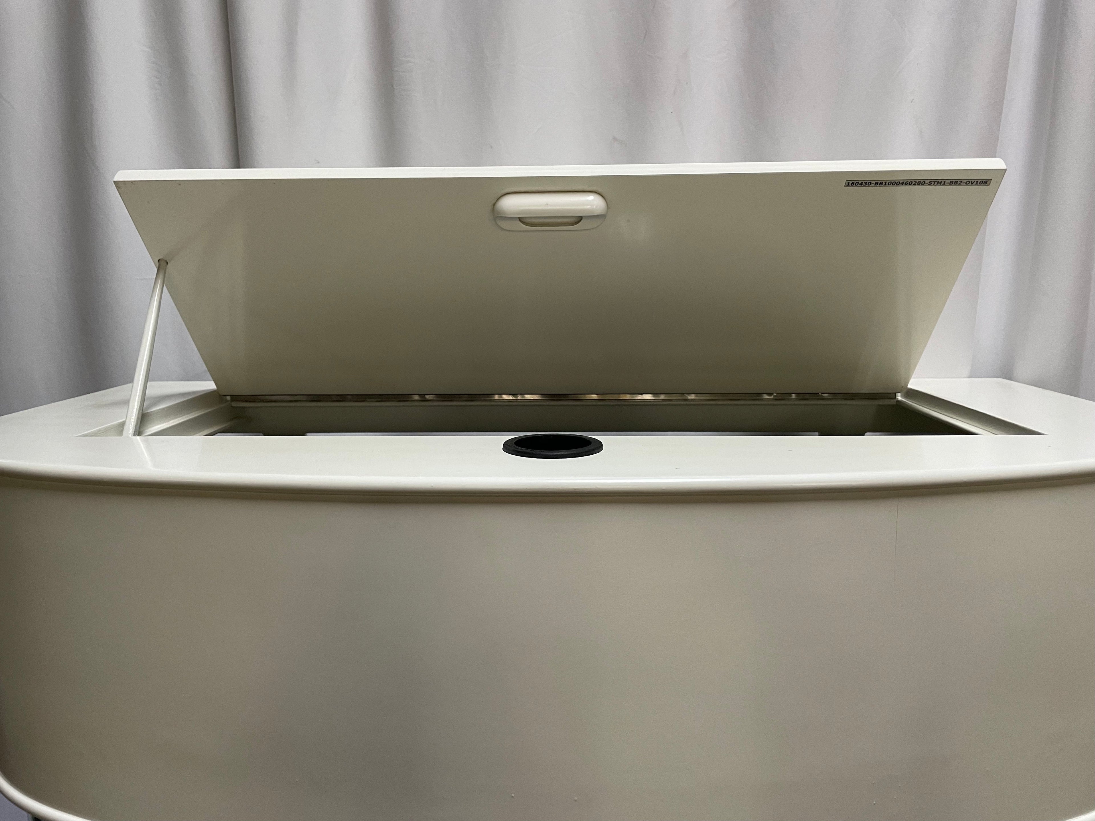 70 gallon GLASS bow front aquarium fish tank set display model