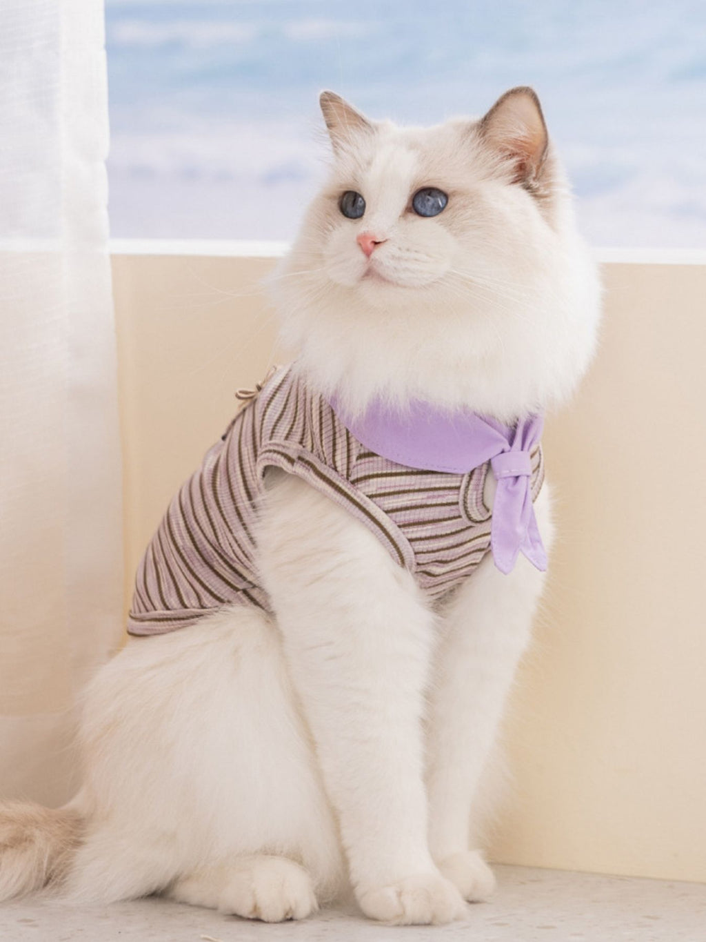 Striped Tied Pet Top