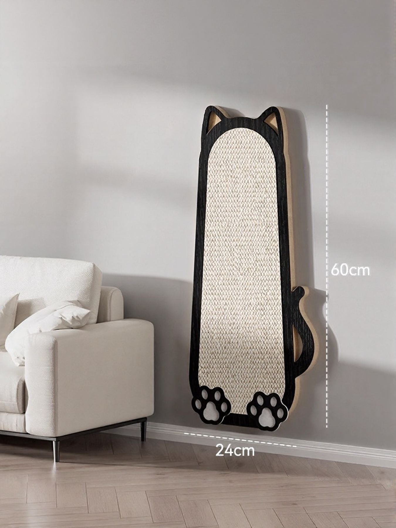 Cat-Shaped Scratching Post