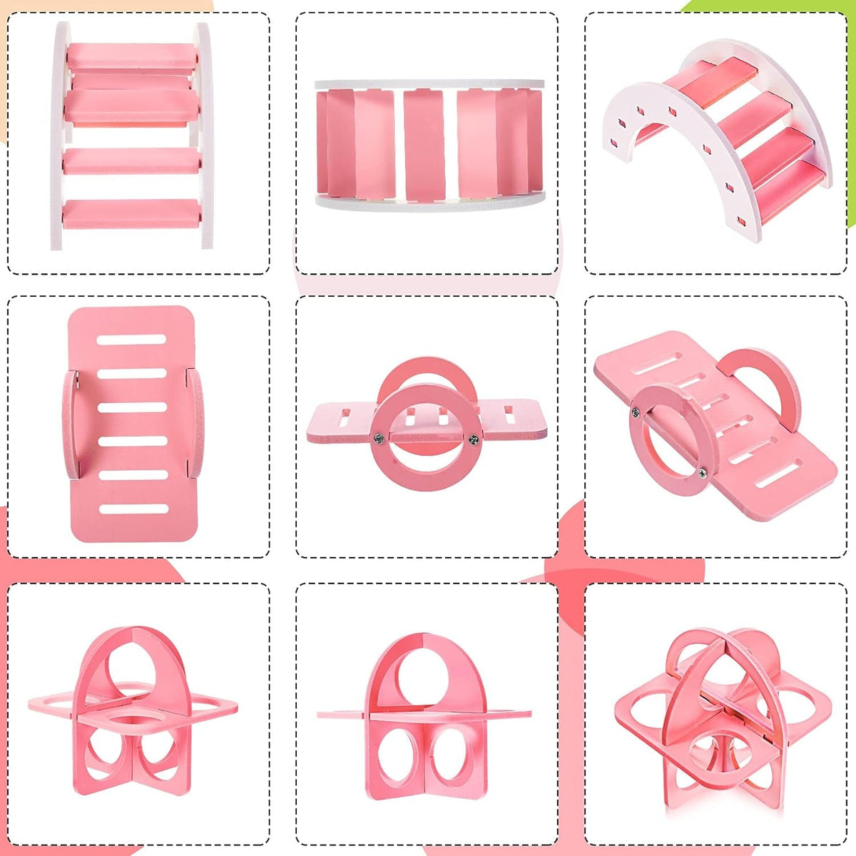 5 Pieces Hamster Toys
