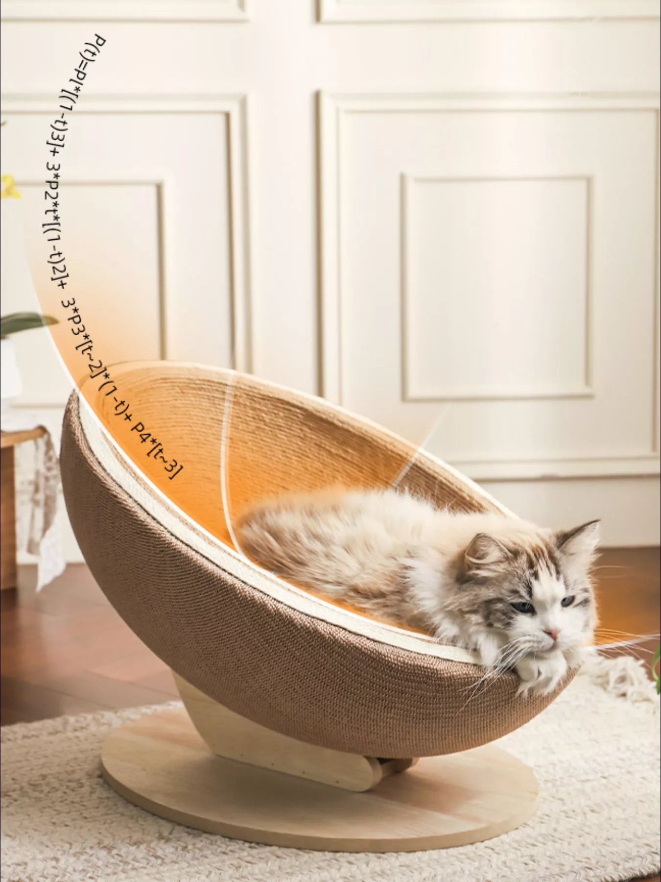 Cat Nest with Hemp Rope Scratcher
