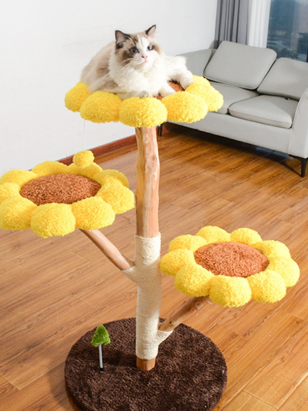 Sunflower Multi-Level Cat Tree & Condo