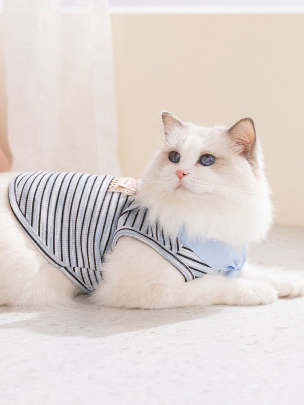 Striped Tied Pet Top