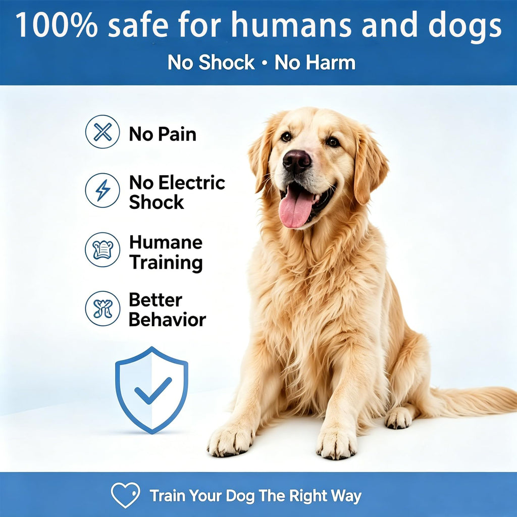 Trainer Ultrasonic For Dogs, Anti Barking Device, Portable Ultrasonic Dog Barking, Anti Barking Dog Training Device With Flashlight With LED Light, 3 Training Modes For Indoor Outdoor