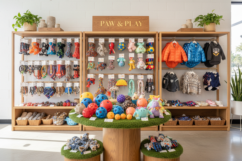 Dog Toys and Clothing