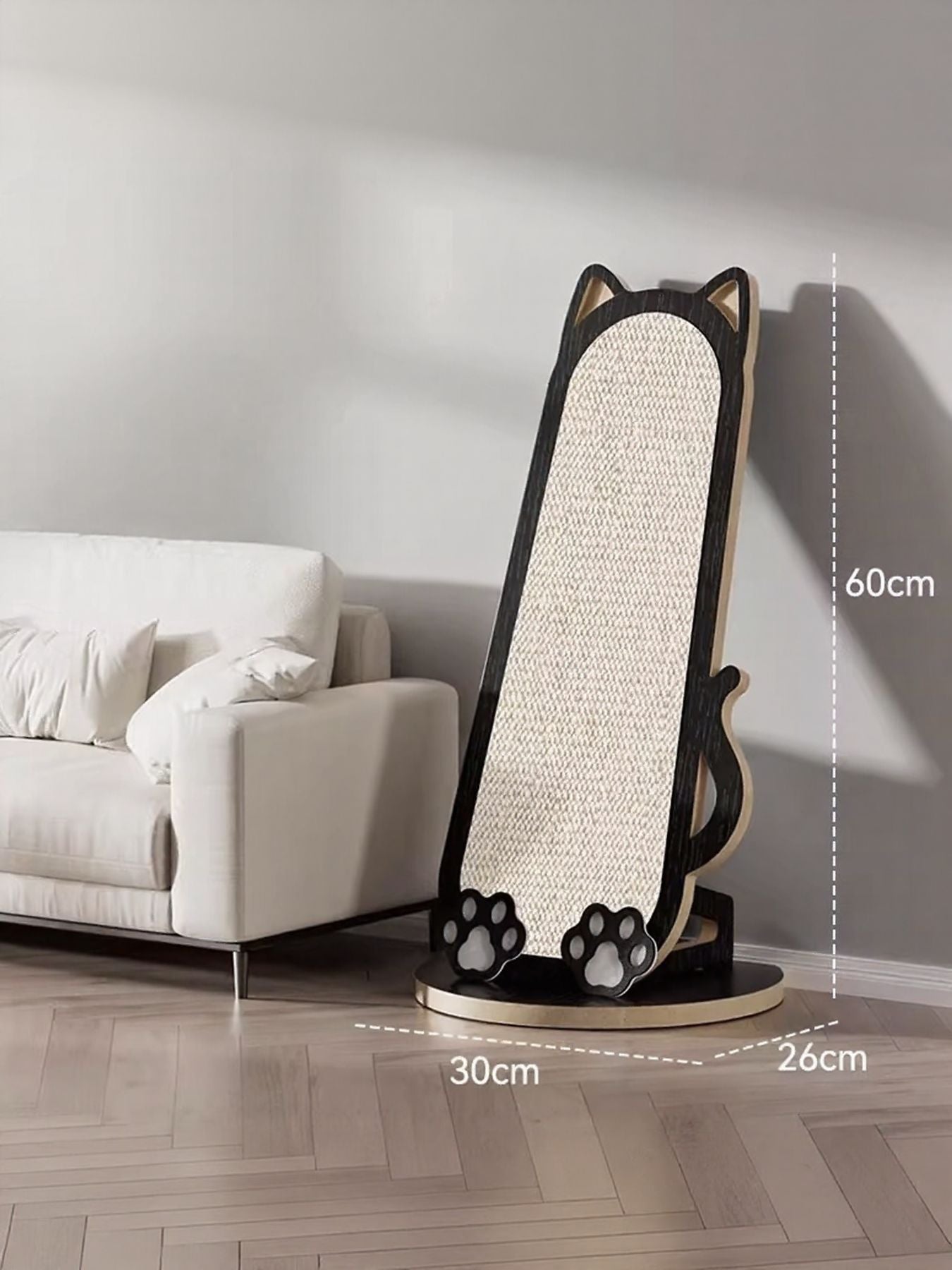 Cat-Shaped Scratching Post
