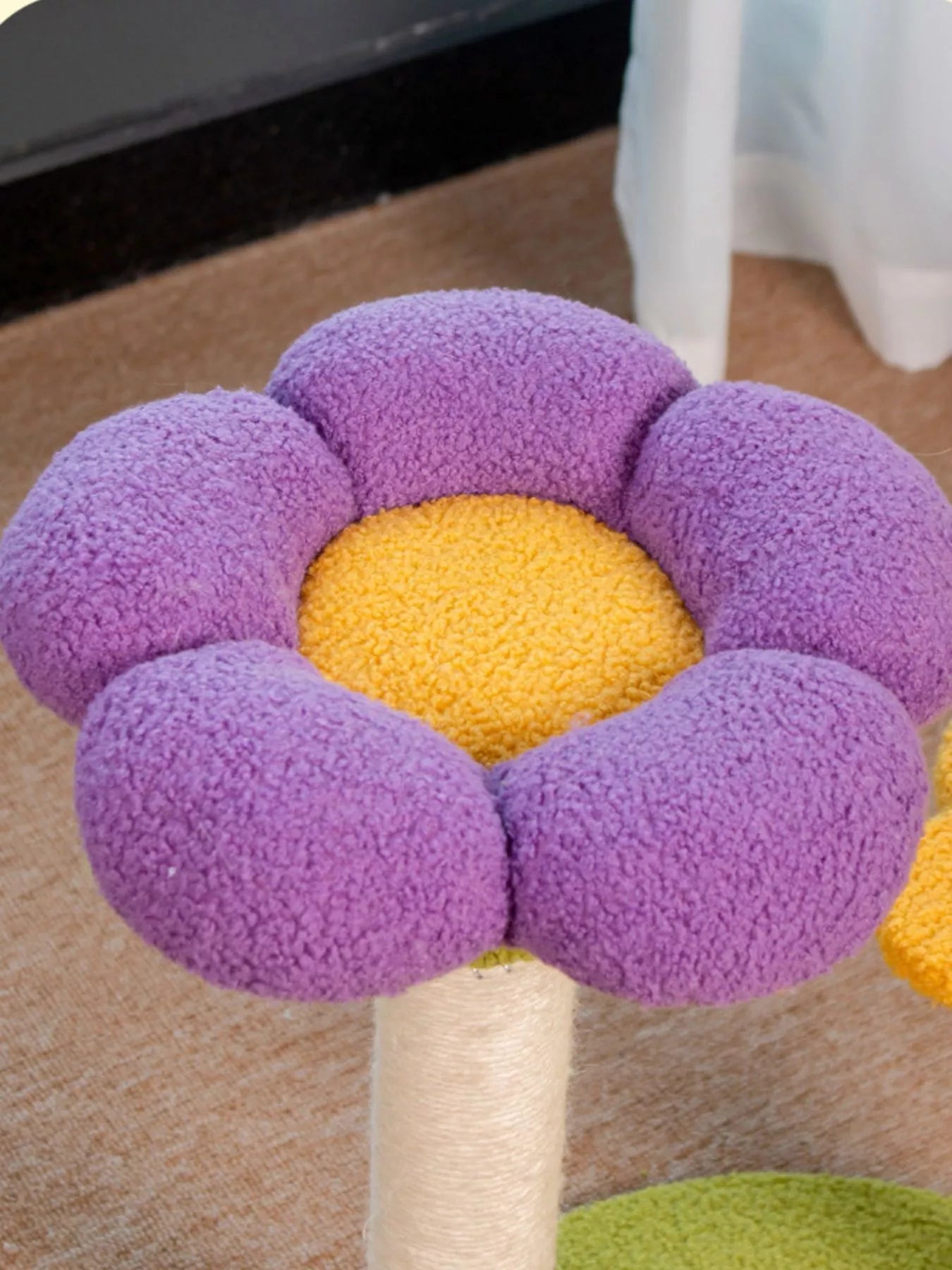 Flower Design Cat Tree with Scratching Post