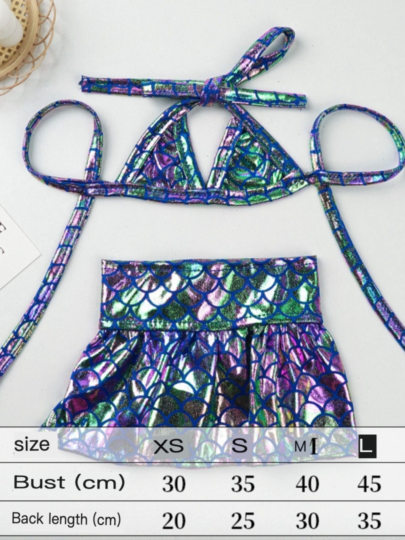 Shiny Mermaid Pet Costume Dress