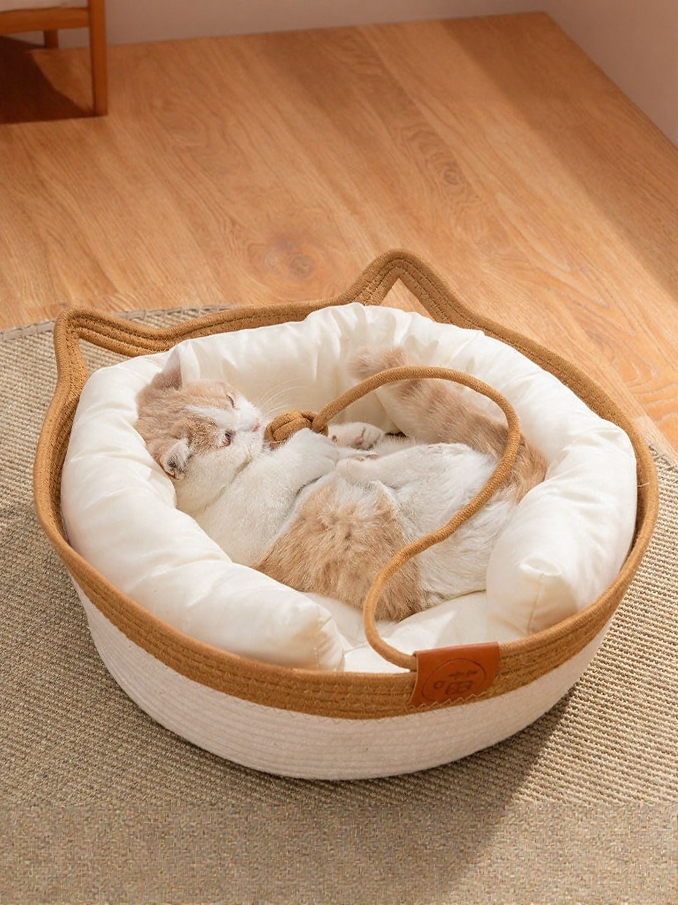 Cat Ear Woven Pet Nest
