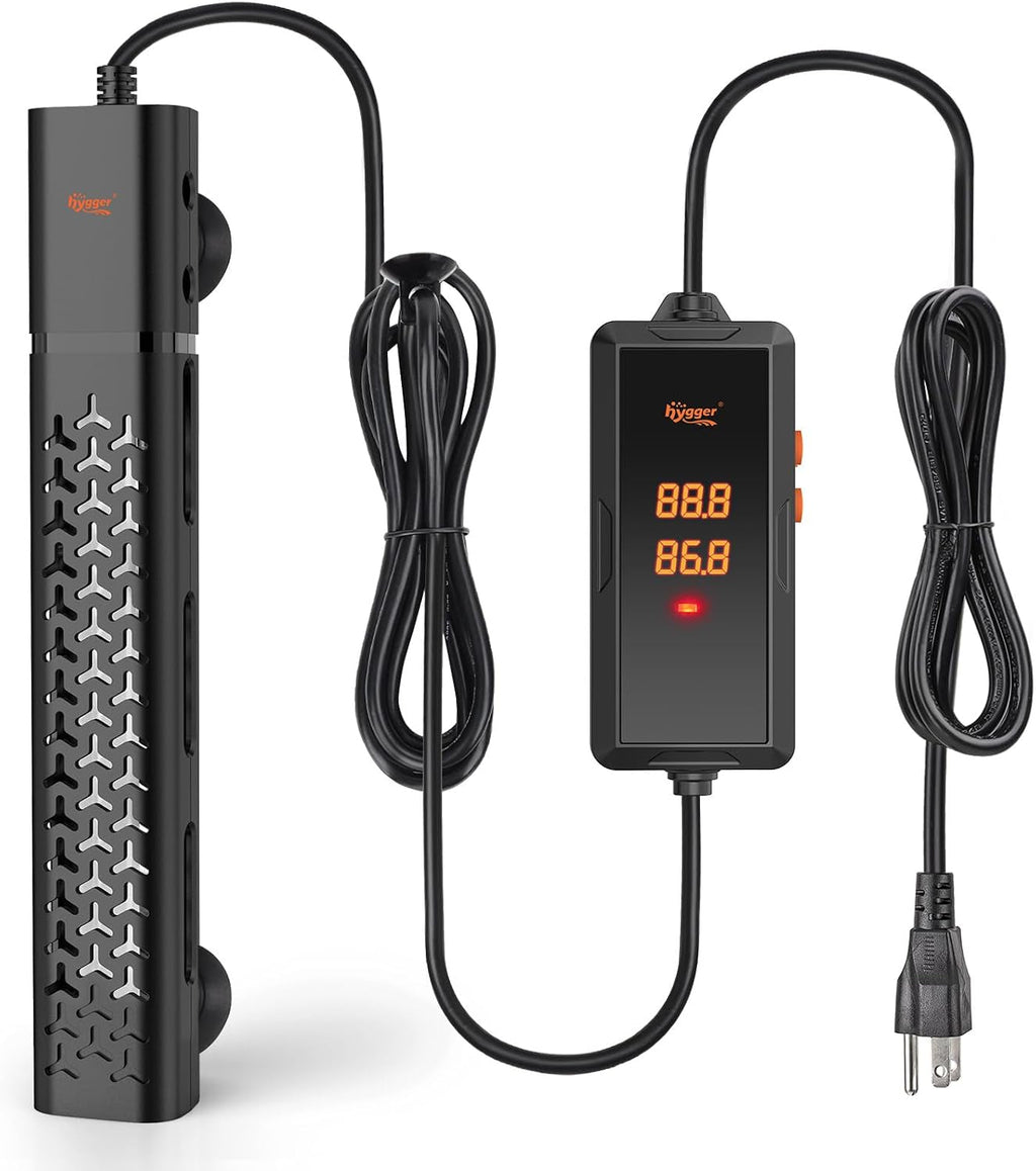 Hygger Smart Aquarium Heater 200W 300W 500W | Tropical Fish Tank Temperature Control