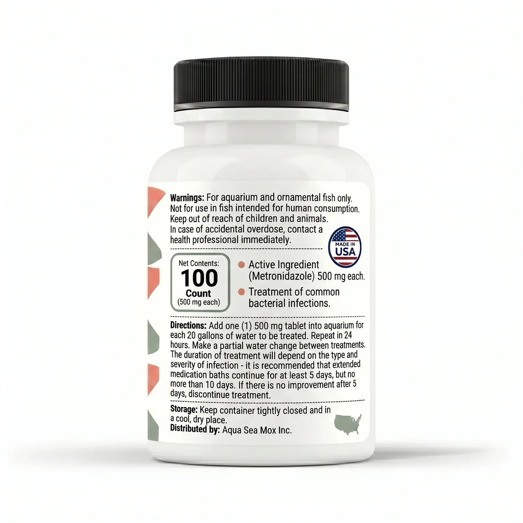 Fish Zole (Metronidazole) Tablets Fish Antibiotics