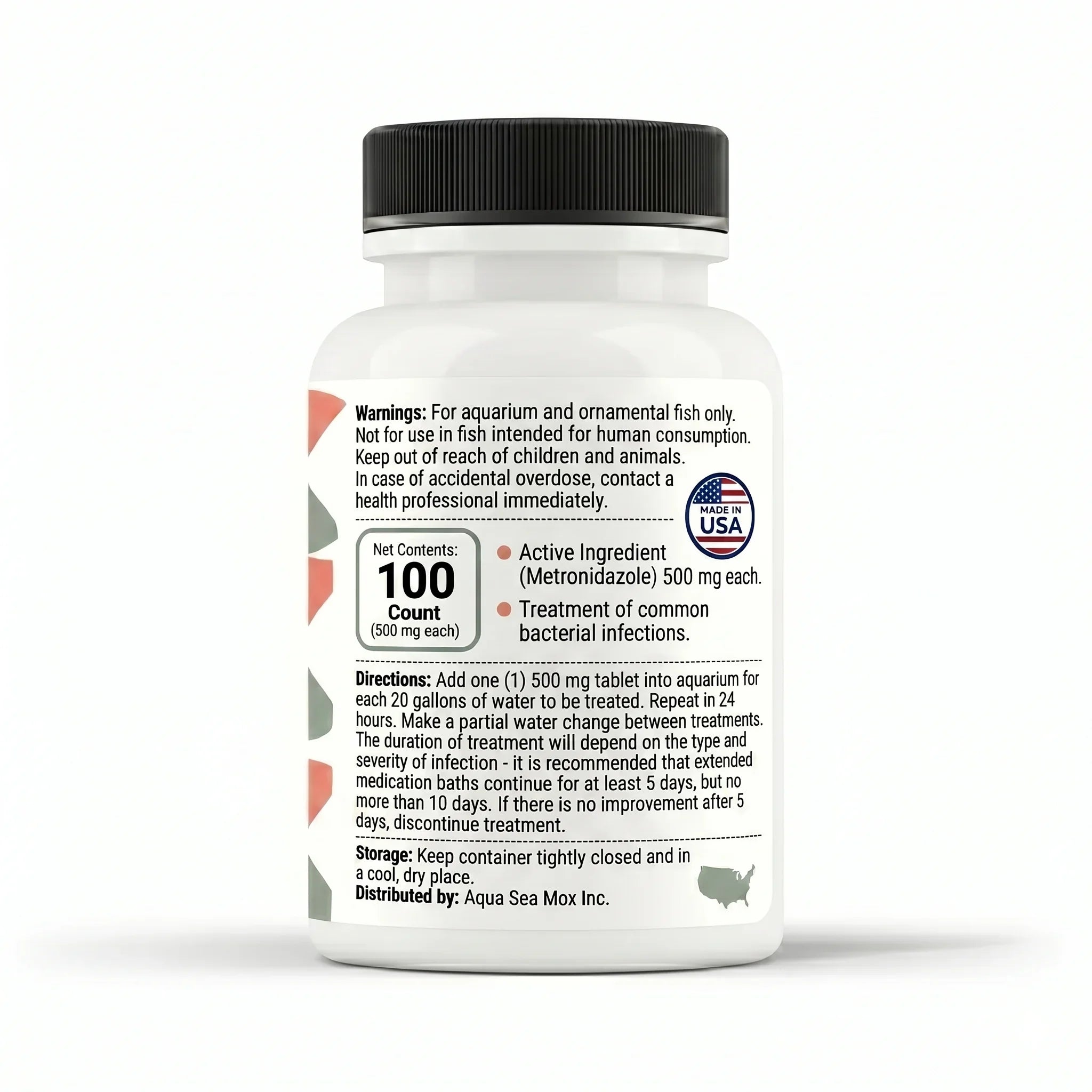 Fish Zole (Metronidazole) Tablets Fish Antibiotics