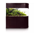 120 Gallon U-Shape Bullnose Peninsula Divider Glass Aquarium Reef-Ready in Rose Cherry Real Wood Furniture