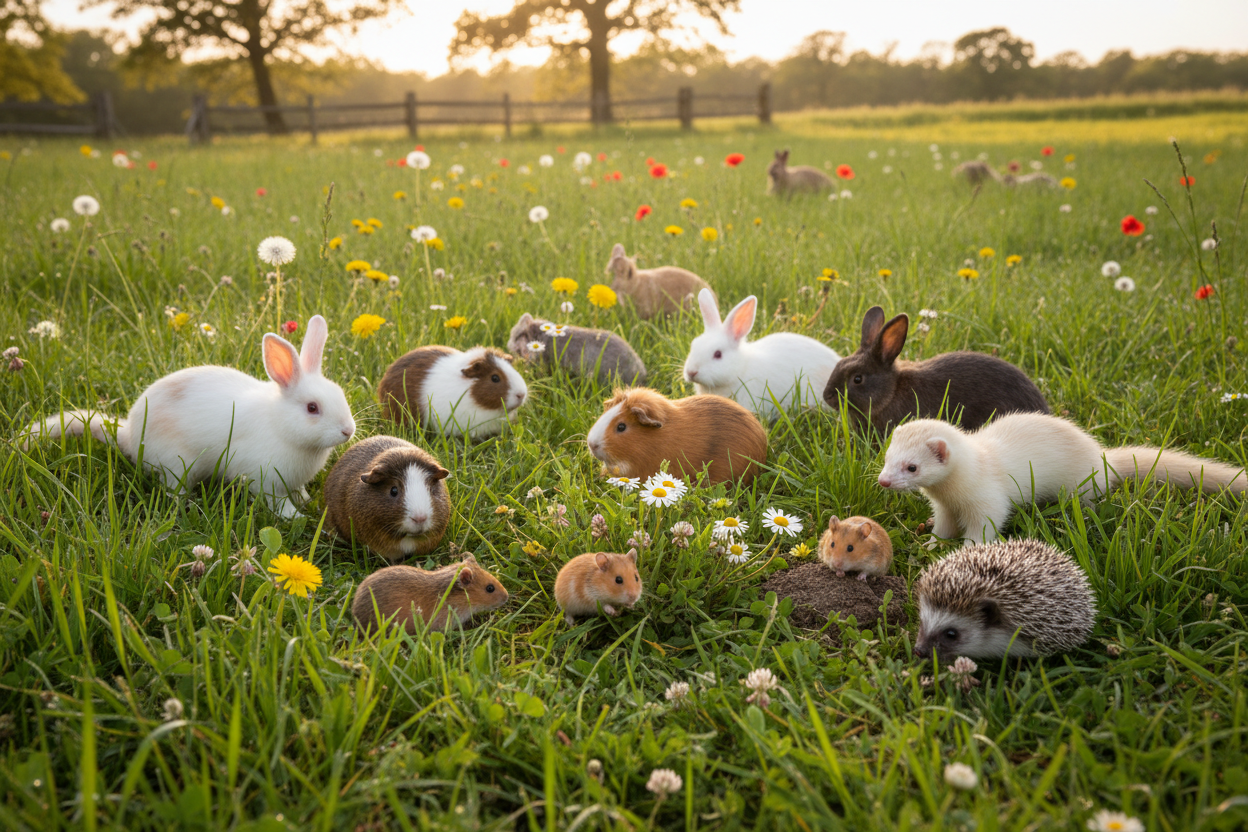Small Animals in Open Field