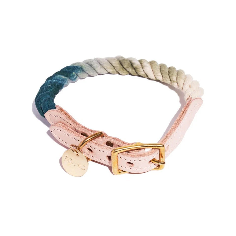 Found My Animal The Catskill Ombre Cotton Rope Collar Medium